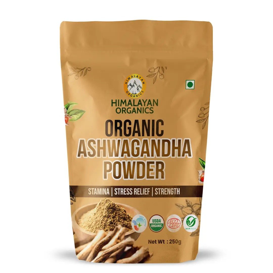 imalayan Organics - Organic Ashwagandha Powder for Strength & Stamina 200gm