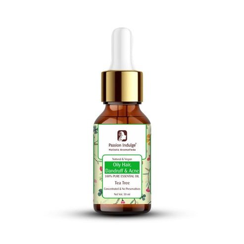 Tea Tree Essential Oil 10ml for Oily Hair Dandruff & Reduces Acne | Natural & Vegan 30ml