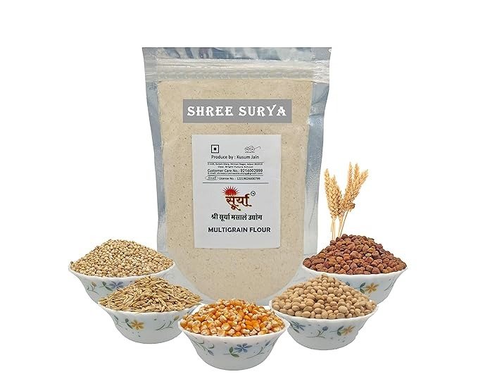 Shree Surya Multigrain Atta ( Mix of six Grains) , 500g
