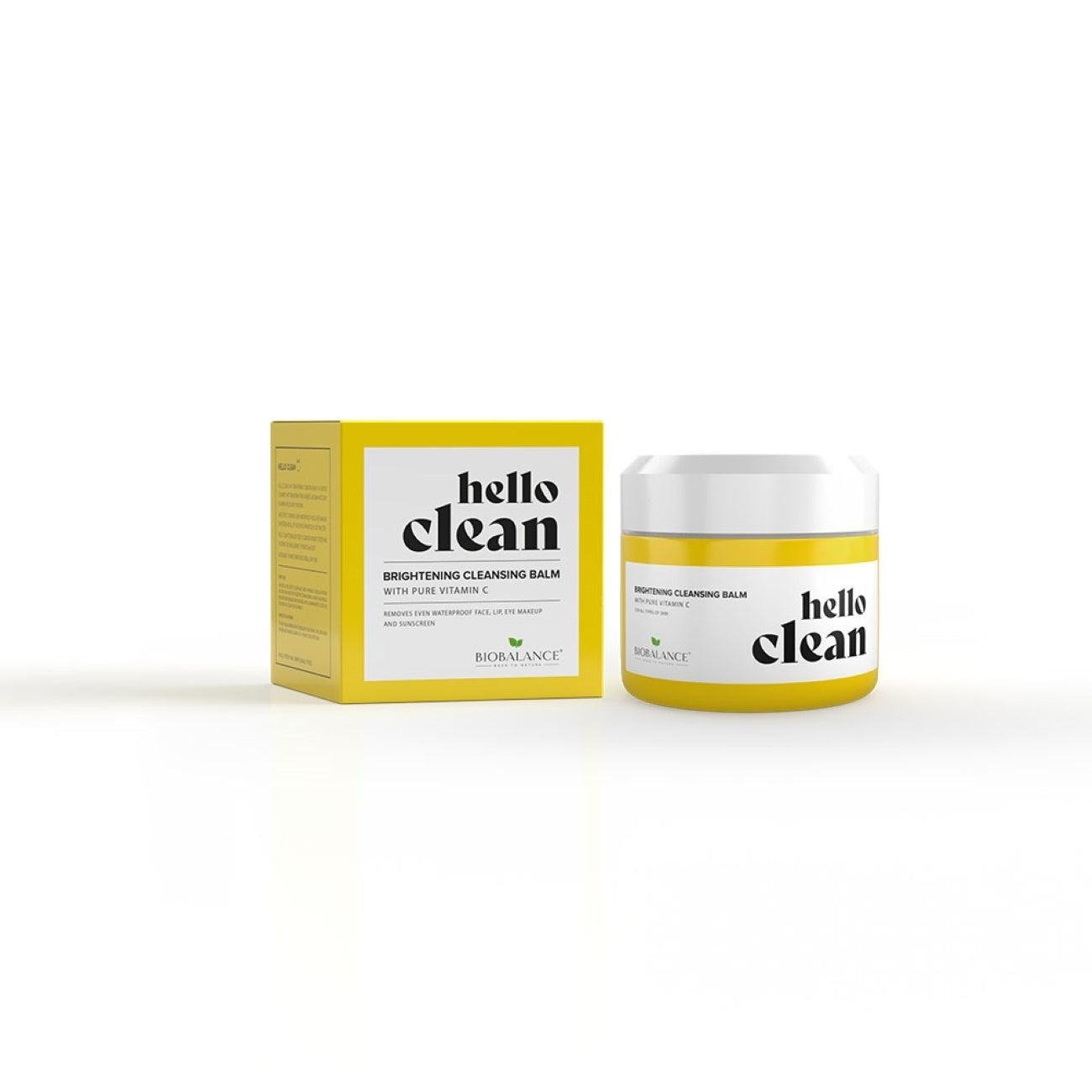 Hello Clean Brightening Cleansing Balm With Pure Vitamin C - For All Skin Types