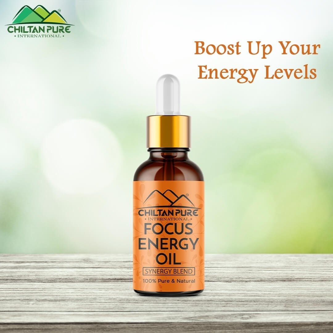 Focus & Energy Oil – Give You Extra Boost You Need With 100% Pure Undiluted Certified Organic Essential Oils 30ml