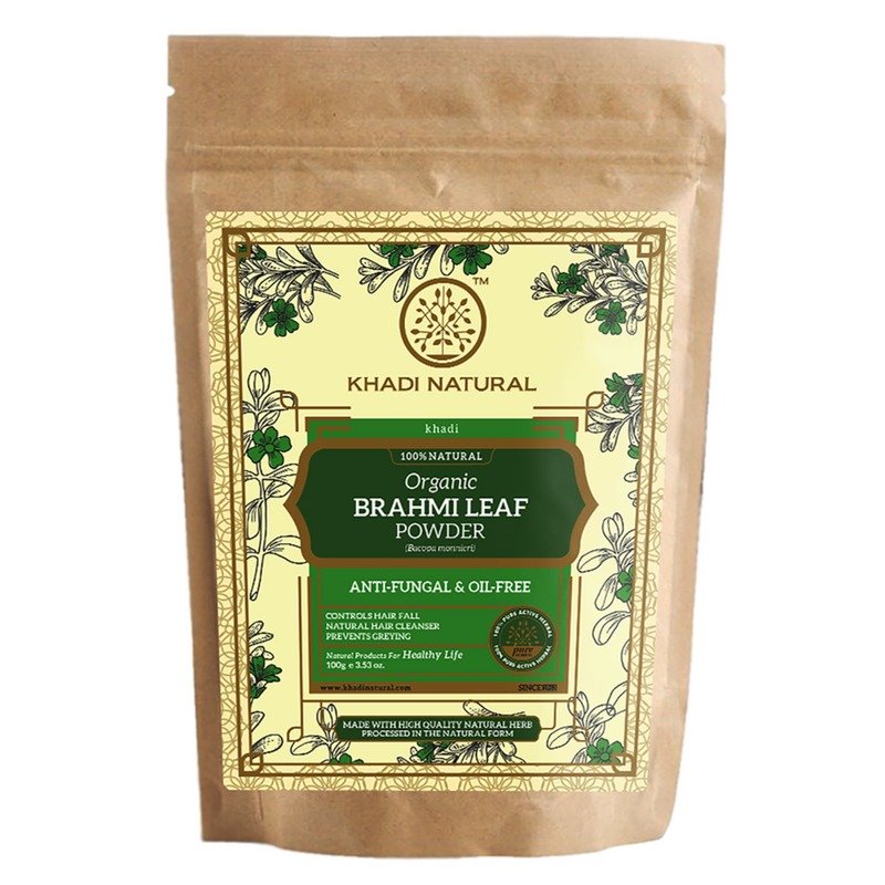 Organic Brahmi Leaf Powder - 100% Natural - 100 G