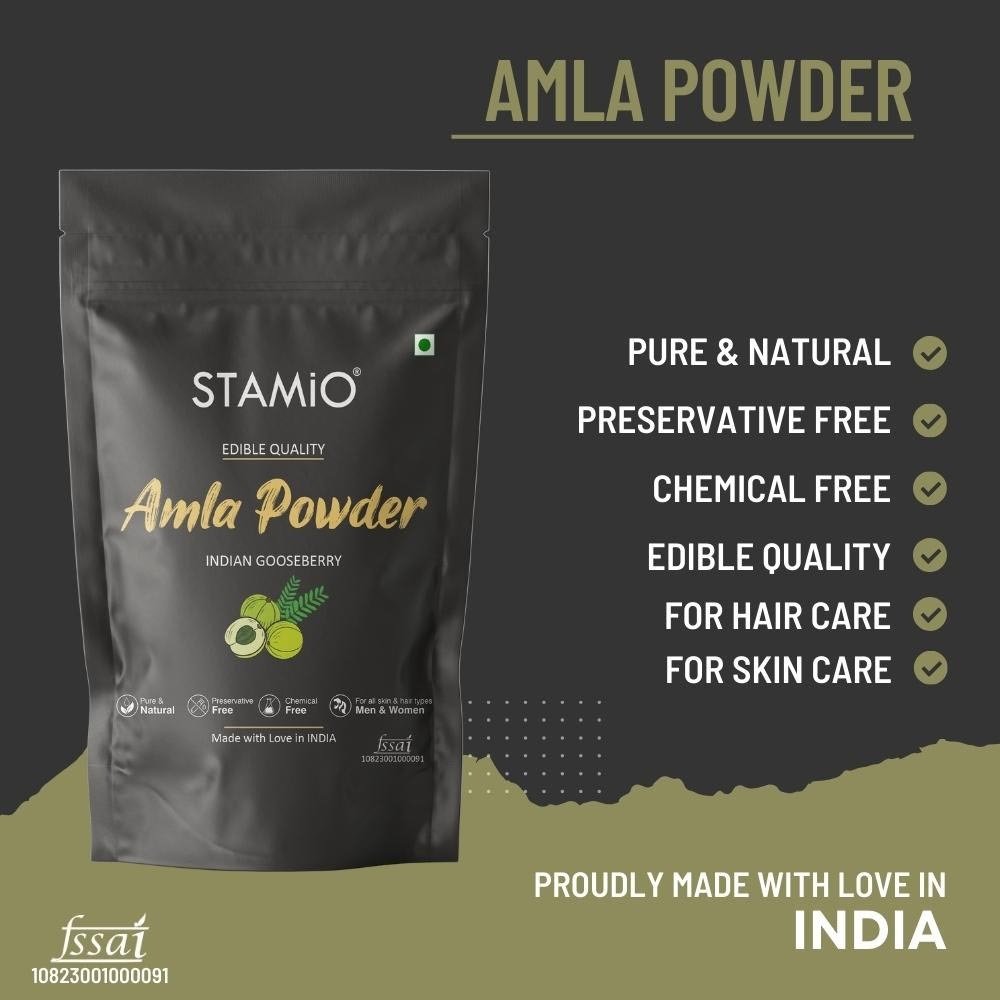 Amla Powder – Nourish Your Hair and Boost Your Wellness Naturally | Edible Quality