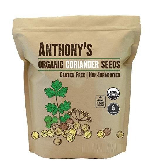 Coriander Seeds: Organic & Batch Tested Gluten Free 220g