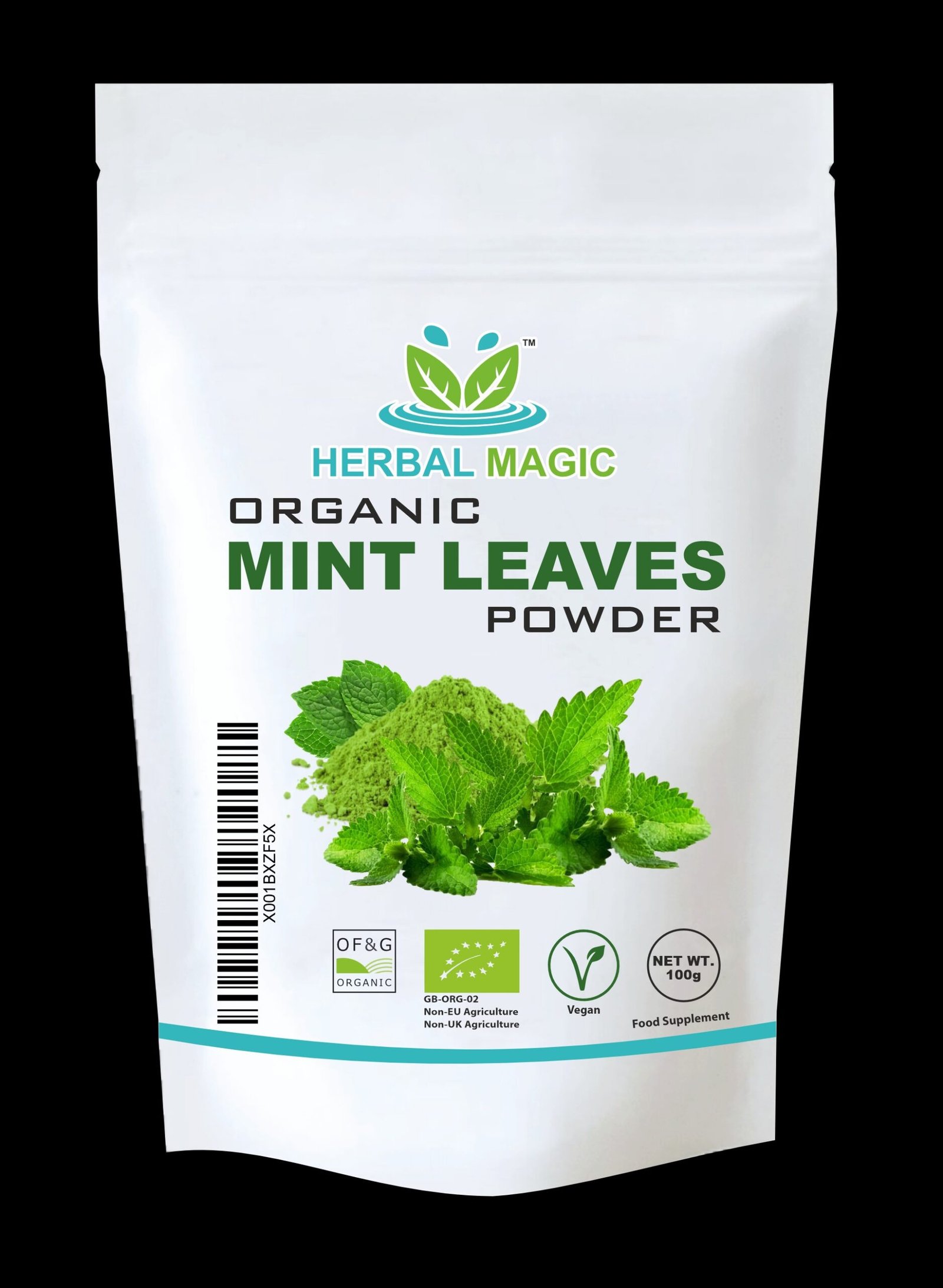 Organic Mint Leaves Powder
