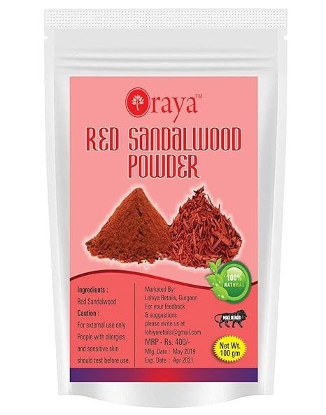 Oraya Red Sandalwood Powder For Face, 100 g