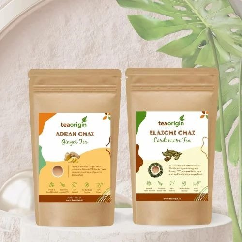 Kashmiri Saffron Kahwa Green Tea Set, Packaging Type: Packet, Packaging Size: 100g + 100g