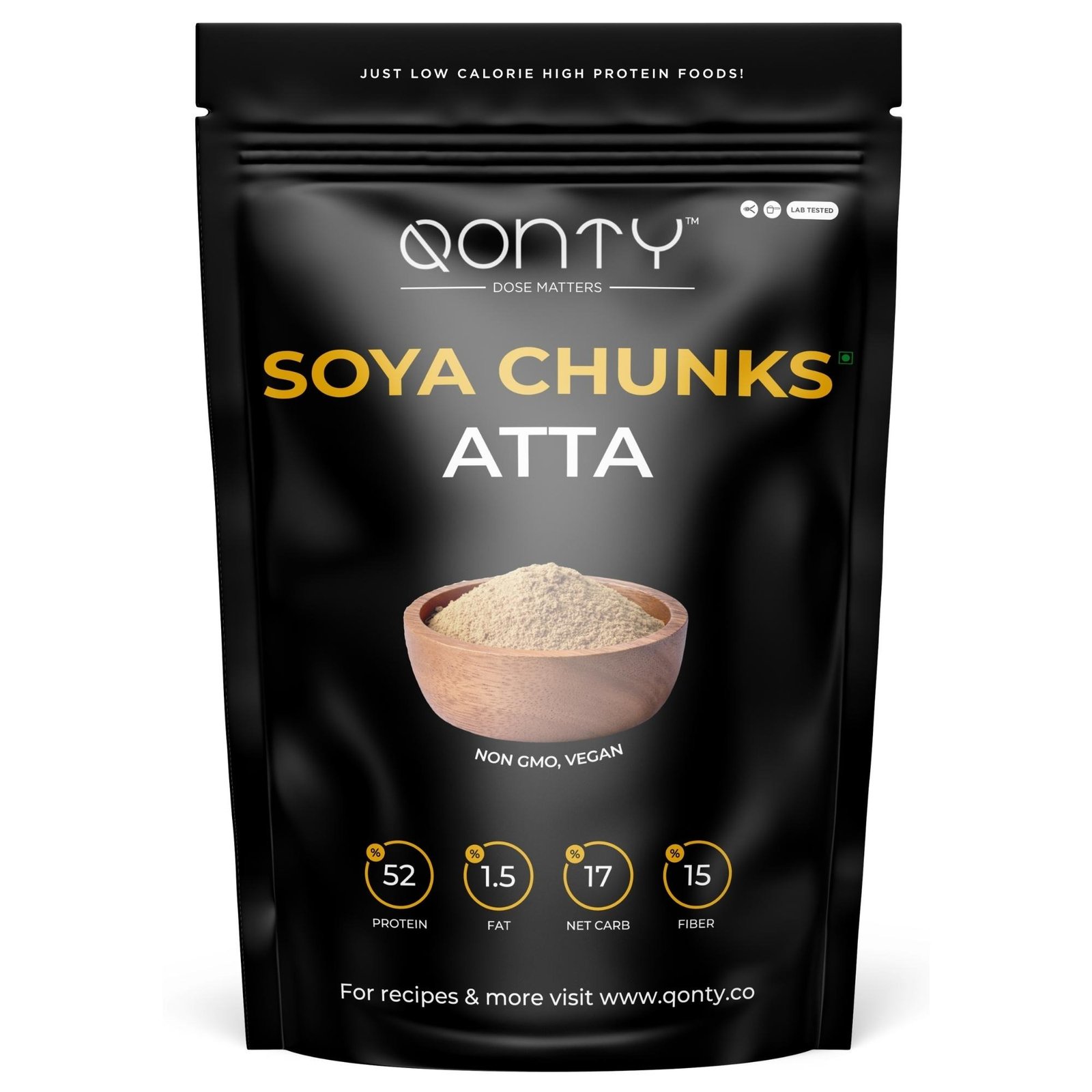 Qonty Soya Chunks Atta 200gm