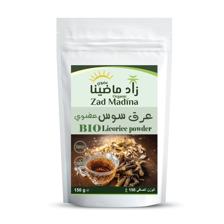 Organic ground licorice from Zad Madina 100gm,