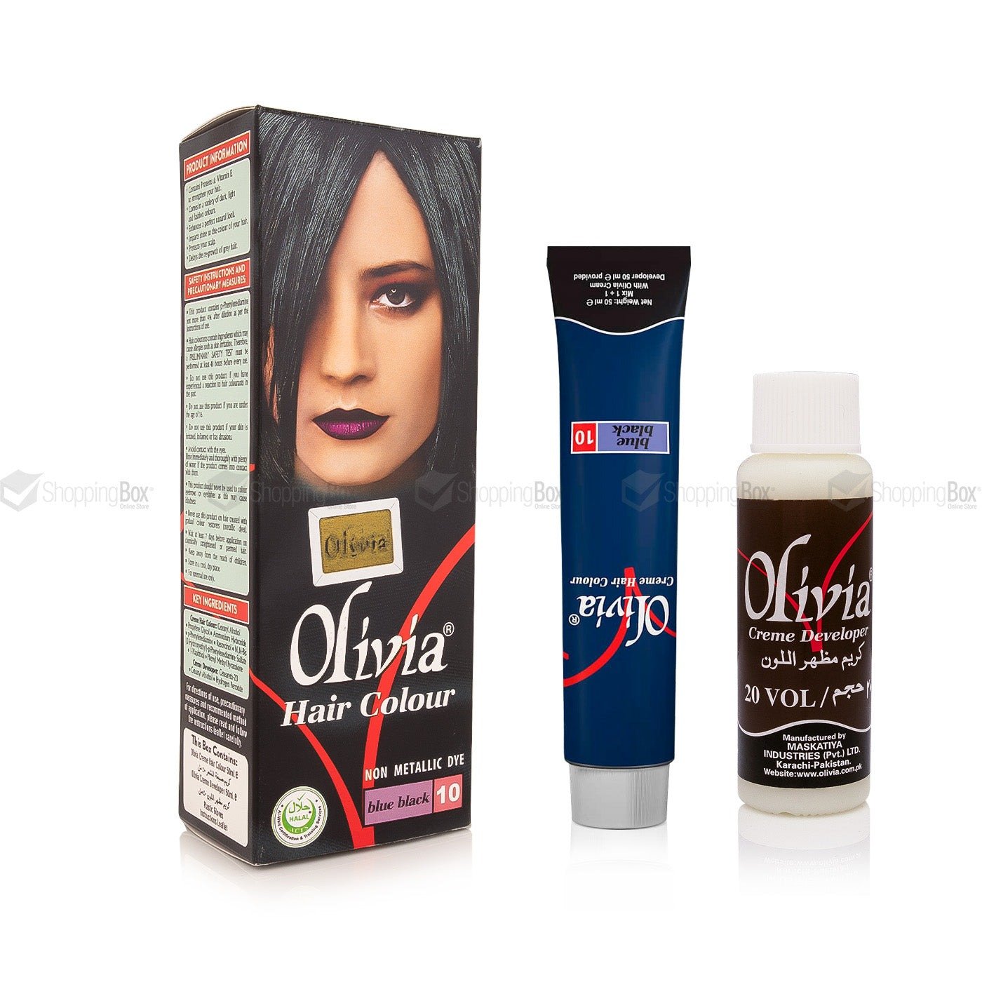Olivia Hair Color – Blue Black 10