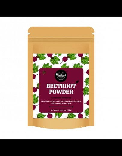 FLAVOURS AVENUE - Beetroot Powder (Preservative-Free, Add it to juices, smoothies, and shakes) - 200gm