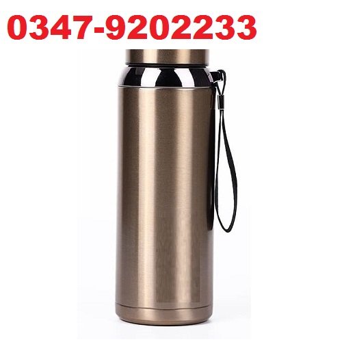 Water Bottle | Leakproof Stainless Steel Water Vacuum Flask 1000ml Golden
