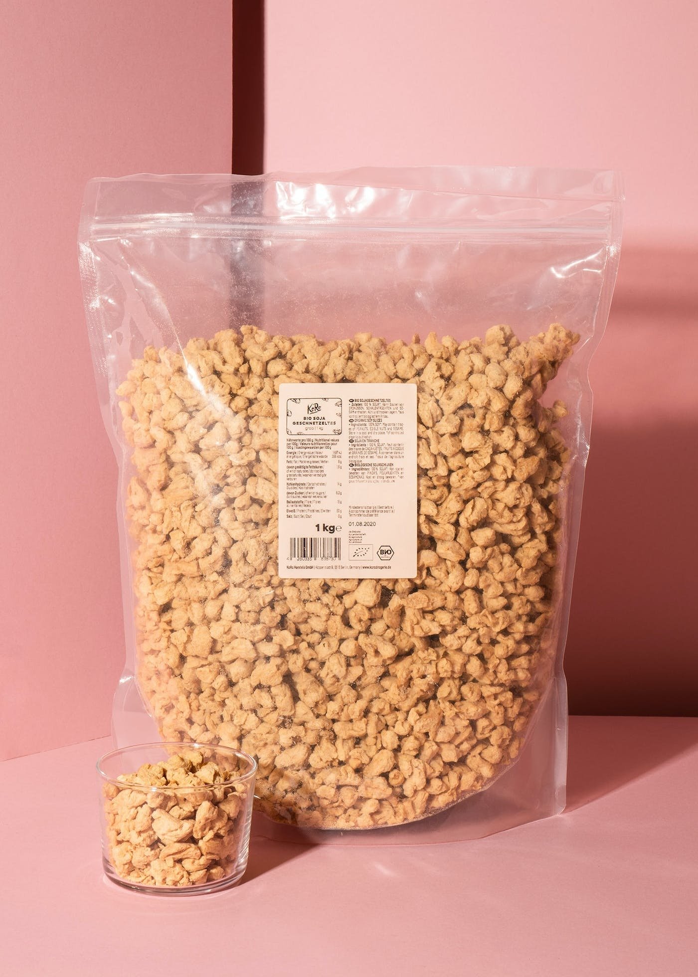 Organic soya chunks 1kg