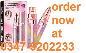 Eyebrow shaping & Upper-Lip Hair removal Machine | 2 in 1 function eyebrow and upper lips trimmer