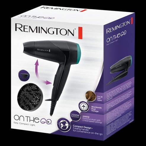 REMINGTON D1500 ON THE GO COMPACT DRYER 2000W