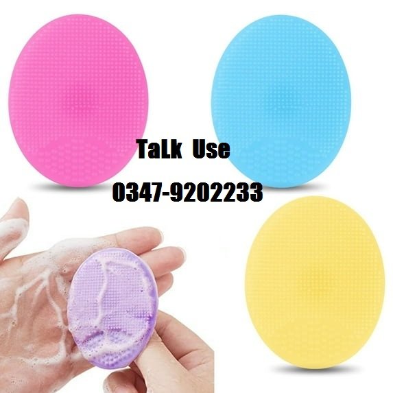 Silicone Face Scrubber,Soft Silicone Facial Cleansing Brush,Facial Exfoliator Brush,Wash Massage Pore Blackhead Removing Exfoliating Scrub for Deep Cleaning Skin Care (3 Pack)