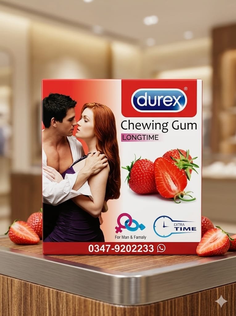 Strawberry Longtime Chewing Gum