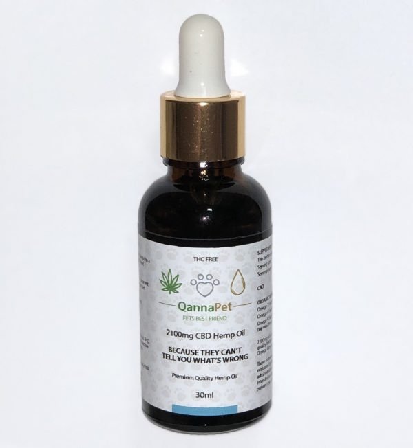 QannaBliss 2100mg CBD Pet Oil 30ml