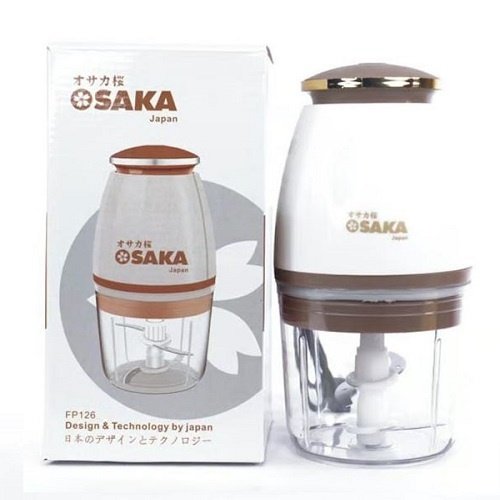 Electric Vegetable Fruits & Meat Chopper Machine Stainless Steel 4 Blades Keema Machine 1Liter Mini Grinder Chopper Food Processor for Kitchen - Osaka Meat Grinder Machine