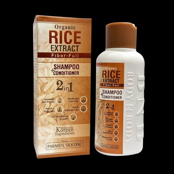 Organic Rice Extract Shampoo + Conditioner250ml