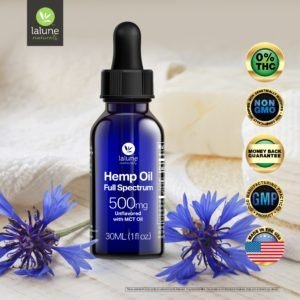 FULL SPECTRUM HEMP OIL – 500MG UNFLAVORED WITH MCT OIL – 30ML