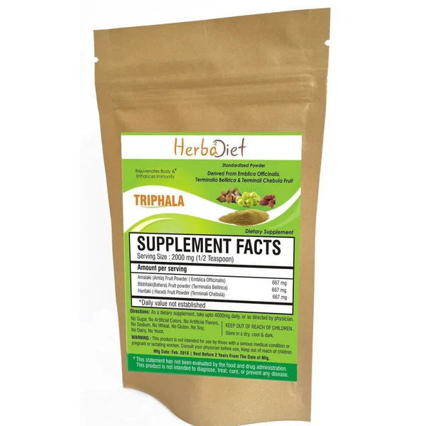 Organic Triphala Powder 250g