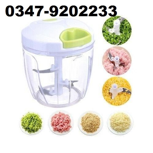 900ML Chopper With 5 Sharp Blades | Food Processor | Chopper / Speedy Chopper / Hand Chopper / Manual Chopper / Hand Cutter / Large Size