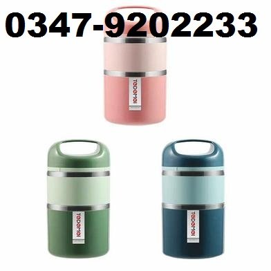 TeDeMei 830ML Insulated Lunch Box Stainless Steel inside keeps food warm