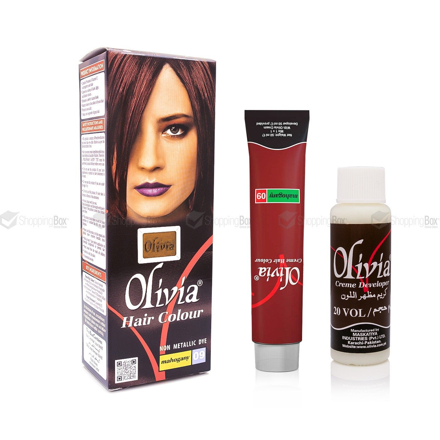Olivia Hair Color β Mahogany 09