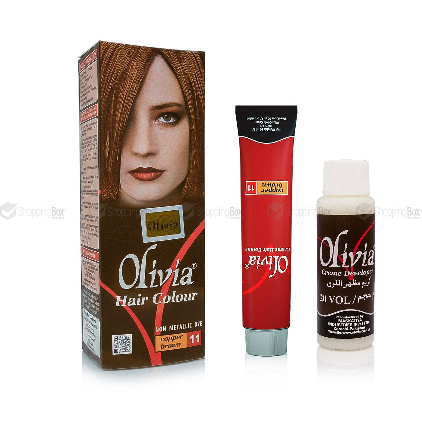 Olivia Hair Color – Copper Brown 11
