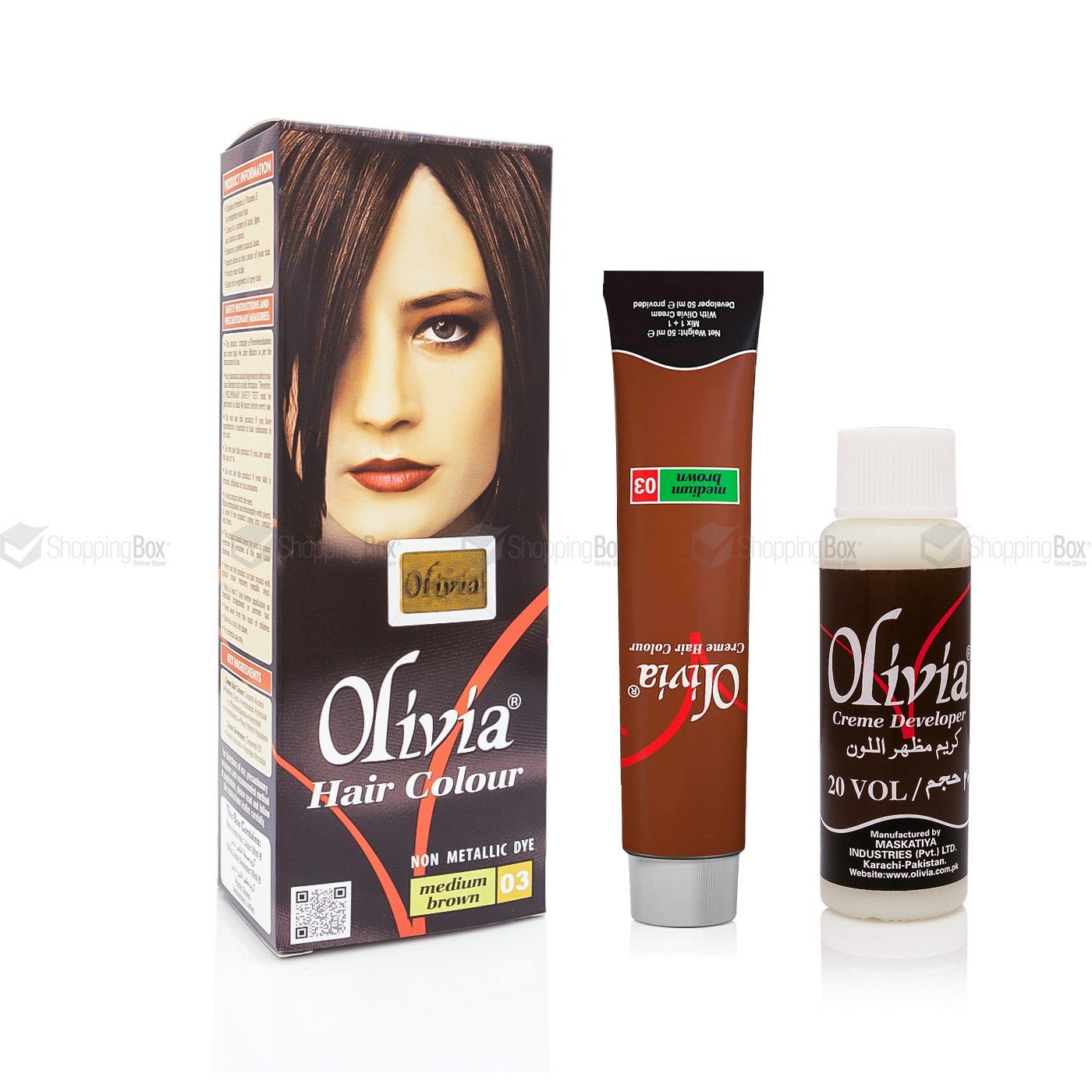 Olivia Hair Color β Medium Brown 03