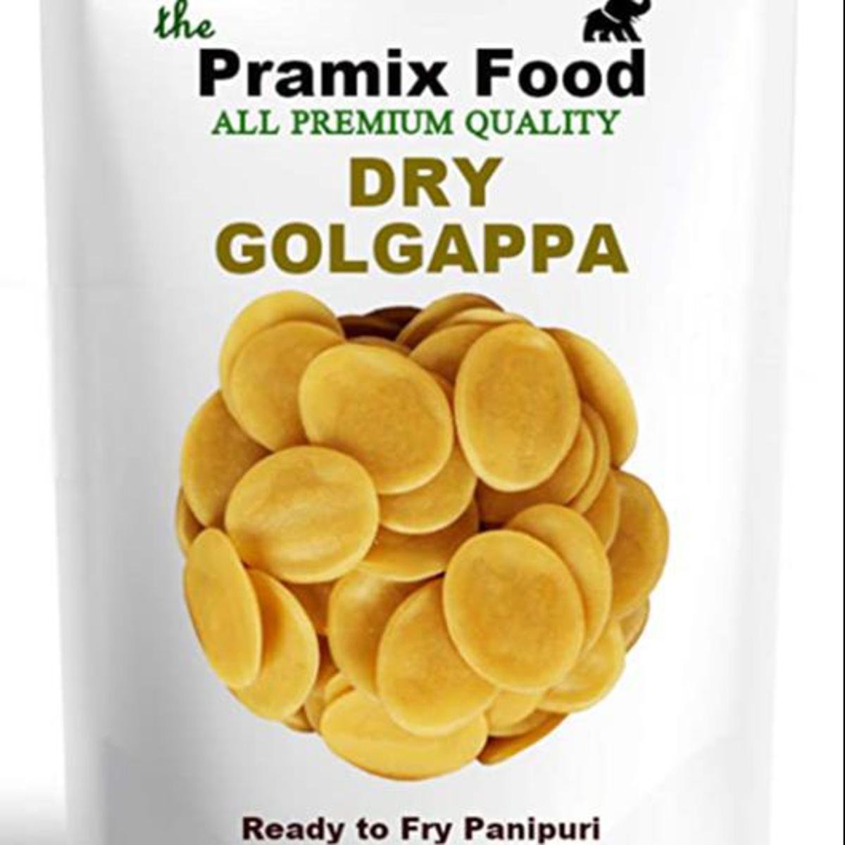 Medhyata Ready to Fry Dry GOL Gappa, Pani Puri(Patashe) , Premium Papad Fryums - 200Gms (200+ Pieces) 100% Whole Wheat Puris