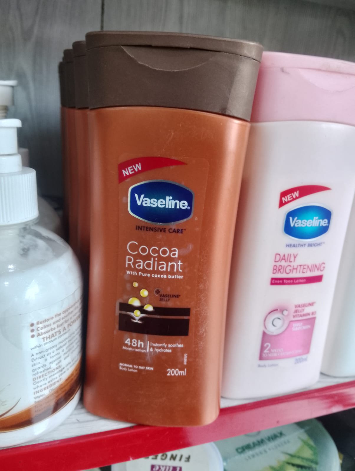 aseline cocoa radiant shamppo