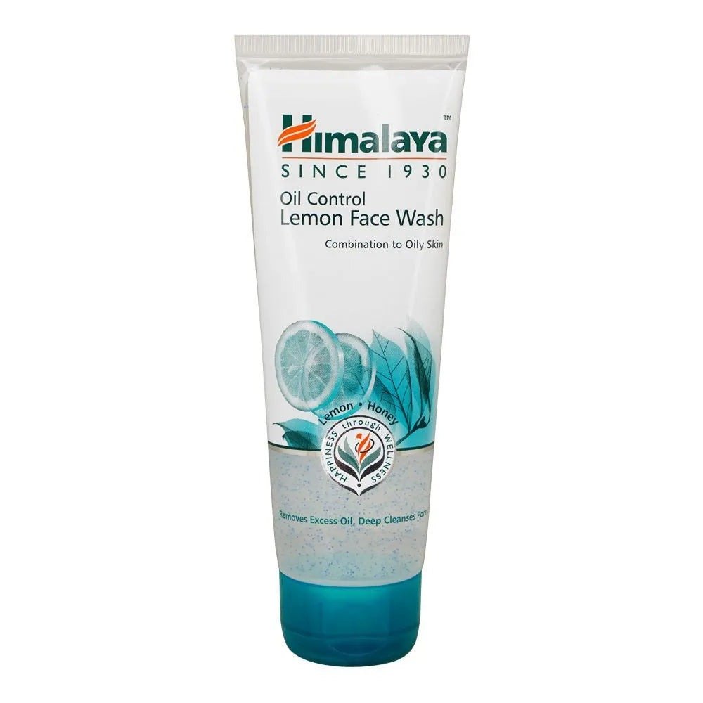 Himalaya Oil Control Lemon Face Wash, For Combination To Oily Skin Type, Removes Excess Oil 100ml