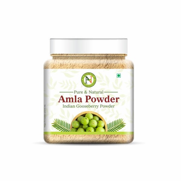NatureVit Amla Powder โ Pure Indian Gooseberry for Eating & Wellness 200g