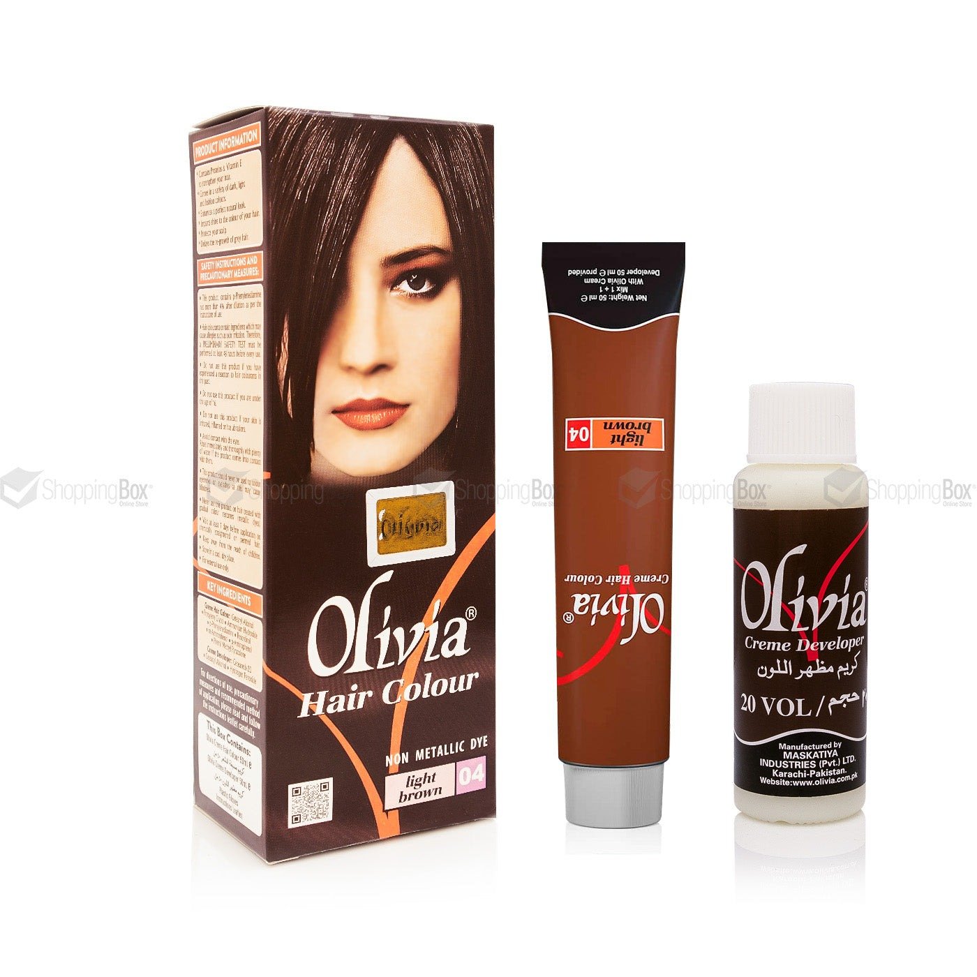 Olivia Hair Color β Light Brown 04