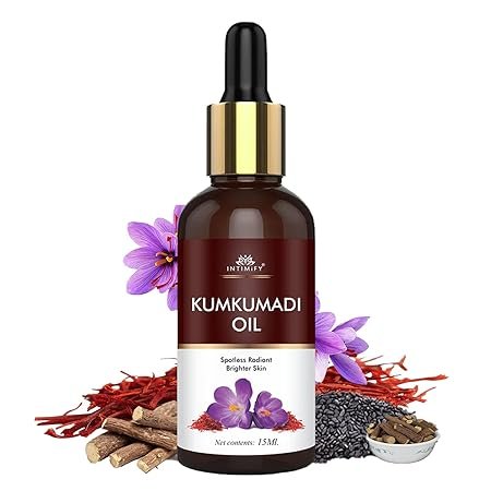 INTIMIFY Kumkumadi Oil For Face| Kumkumadi Tailam For Glowing Skin | For Women & Men | 30 ml