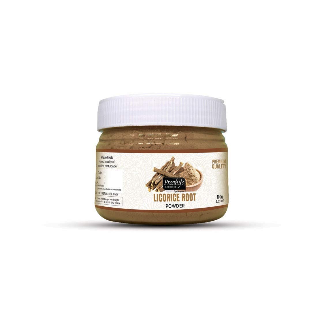 Preethy’s Boutique Licorice Powder For Body & Skin 100 Grams