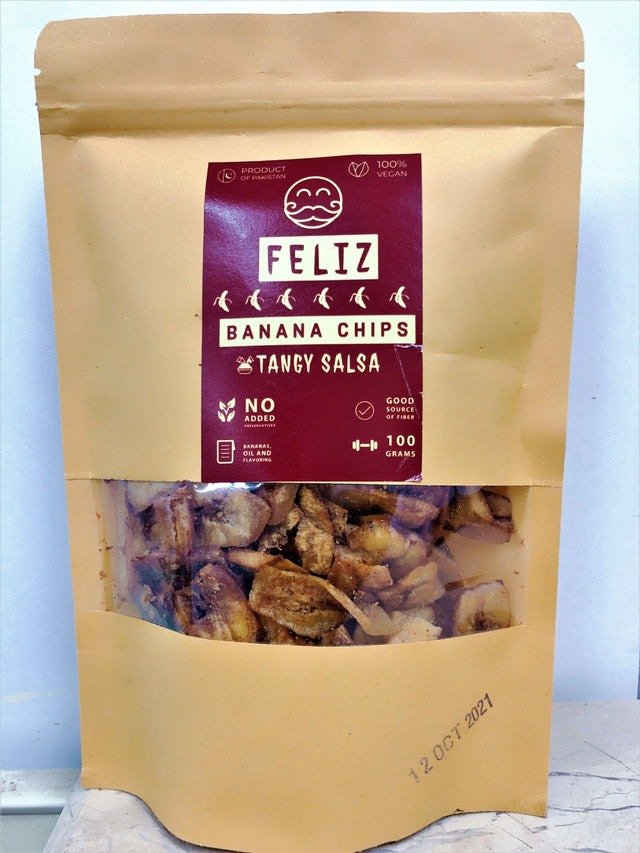Banana Chips Tangy Salsa 100g