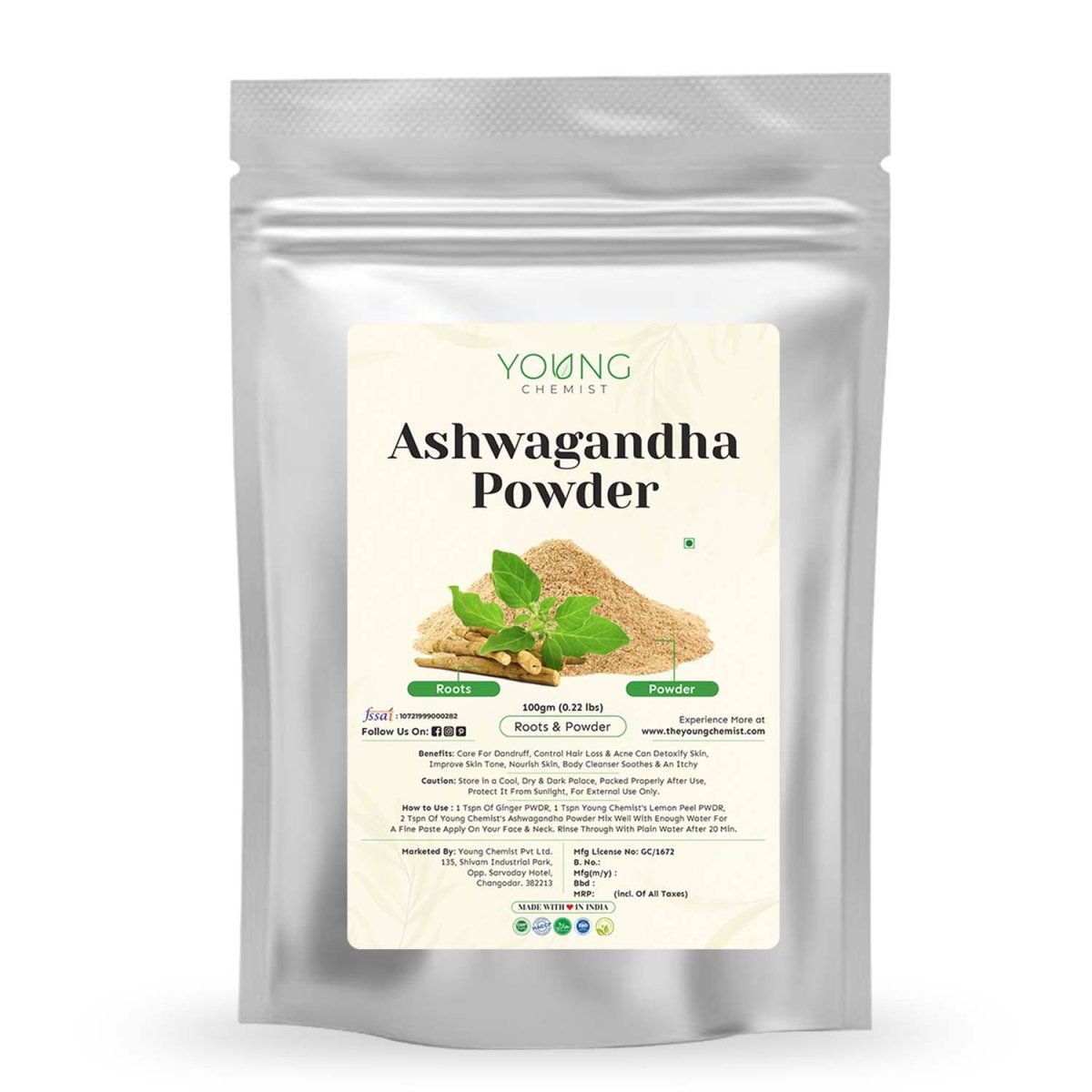 Ashwagandha Roots 100g