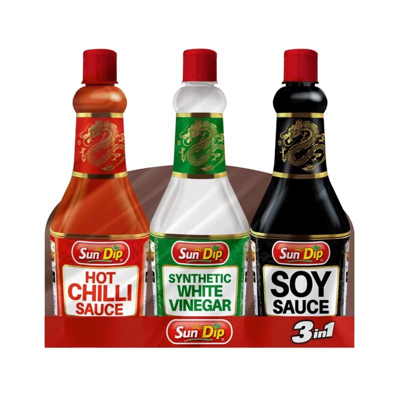 SUNDIP SAUCE TRIO PACK 800ML