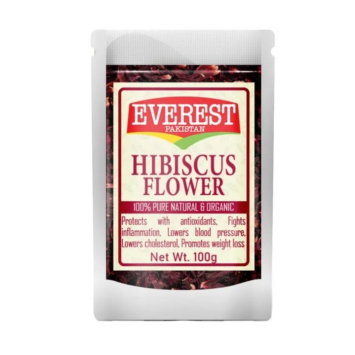 Premium Dried Hibiscus Flowers - Aromatic and Vibrant Hibiscus Tea, Ideal for Hot or Iced Brewing - 100 Grams of Specially Selected Hibiscus Blossoms for Sensory Delight Gul-e-Khatmi - Gul Khaira