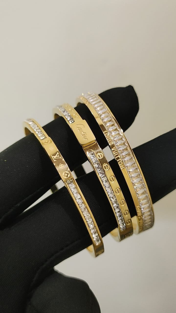 Bangles Stainless Steel 3 piece