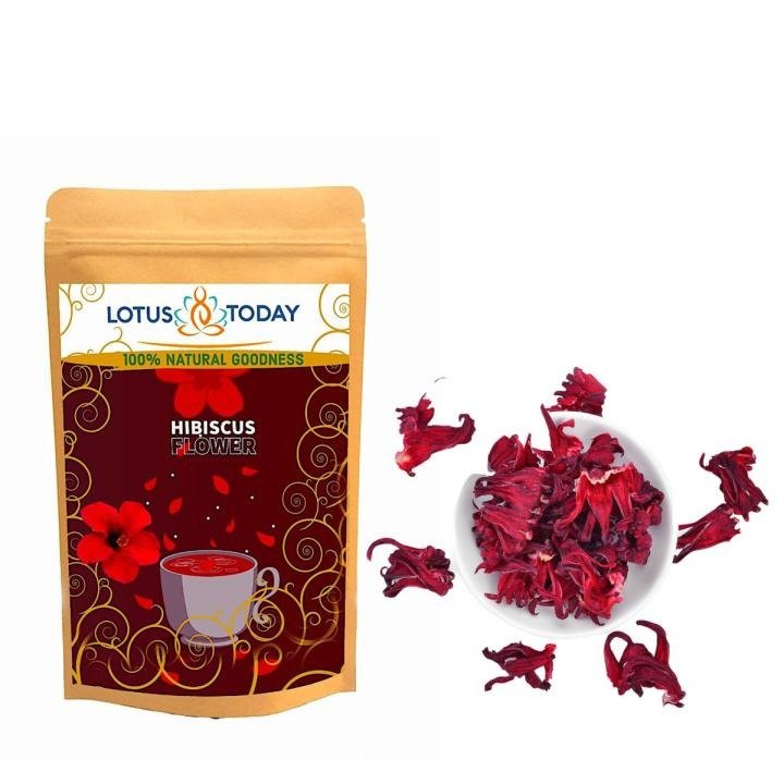 Hibiscus tea, Dried Organic Hibiscus flower 100 grams Hibiscus tea,
