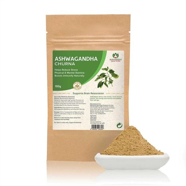 Ashwagandha Churna - For Stress Relief (100gms Pack)