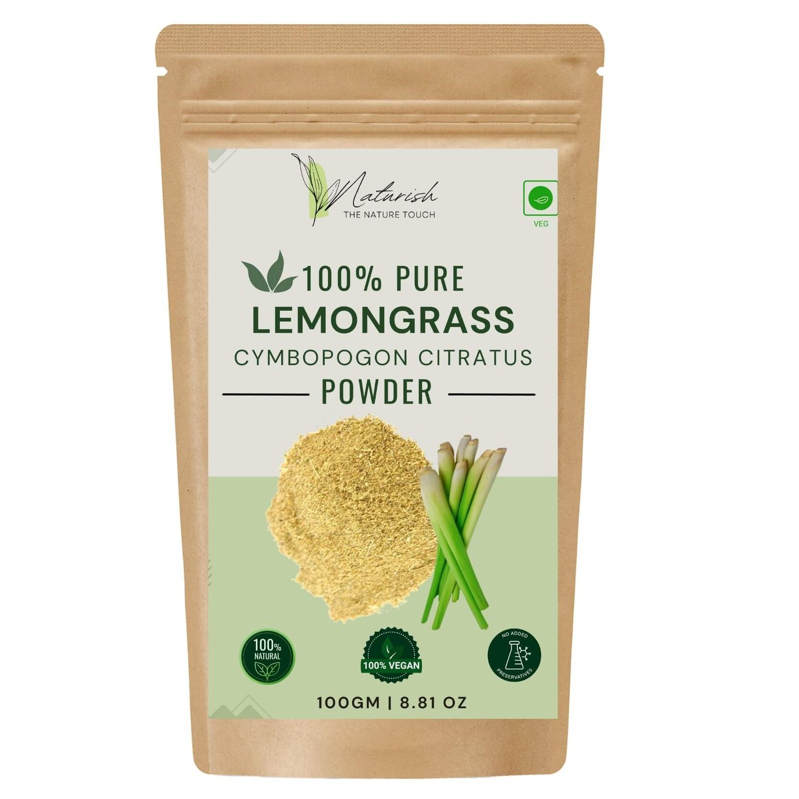 Lemon Grass Powder – antioxidant, stress relief, pain relief
