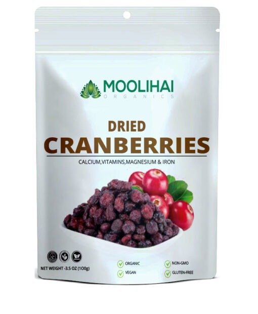 Organic Natural 100% Pure Cranberry | Kurutinelli | Krainaberee | Prevent Cardiovascular Diseases – 100g