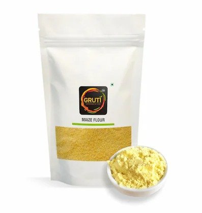 Organic Maize Flour - 500 gm, Corn Flour, Makke Ka Atta Gluten Free