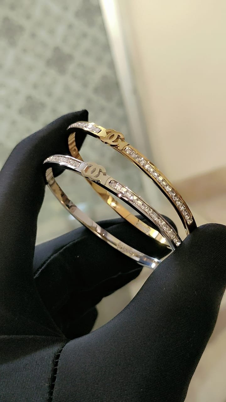 Bangles Stainless Steel 2 piece