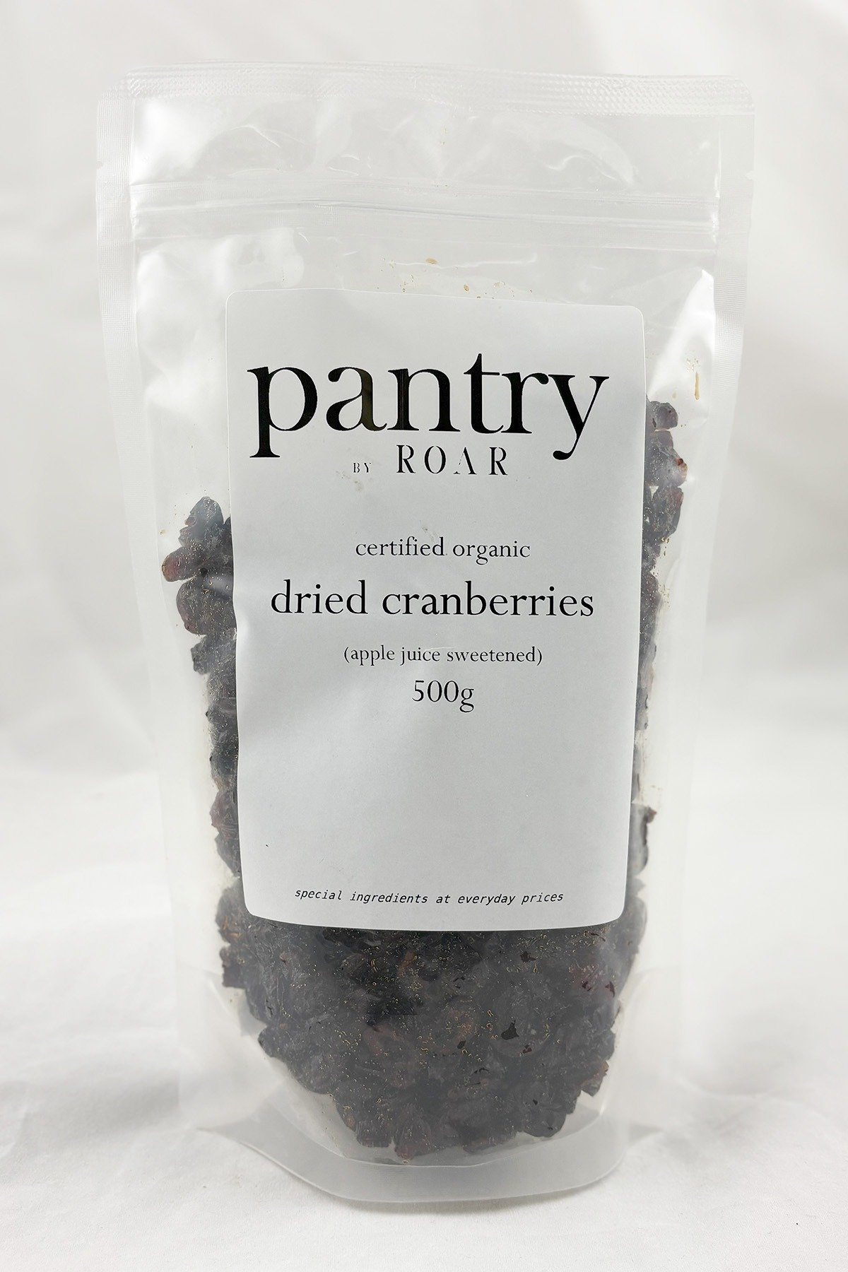 PANTRY org dried cranberries 500g